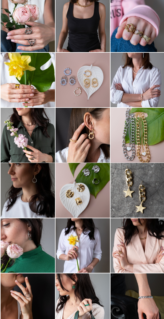 Content — съемка для магазина бижутерии. Фотограф в Белграде Чугреева Елена