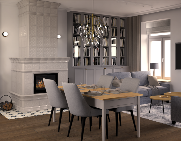 Reconstruction and design of a country house. Interior designer Stockholm