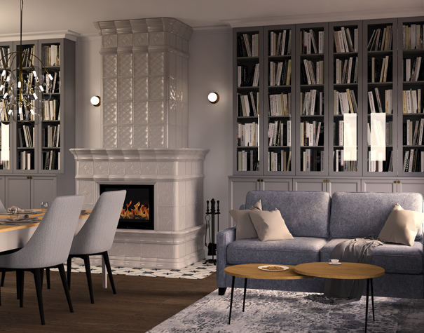 Reconstruction and design of a country house. Interior designer Stockholm