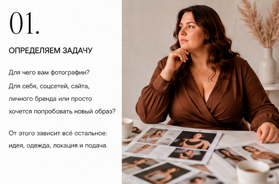 Фотосессия для женщин плюс сайз (plus size)