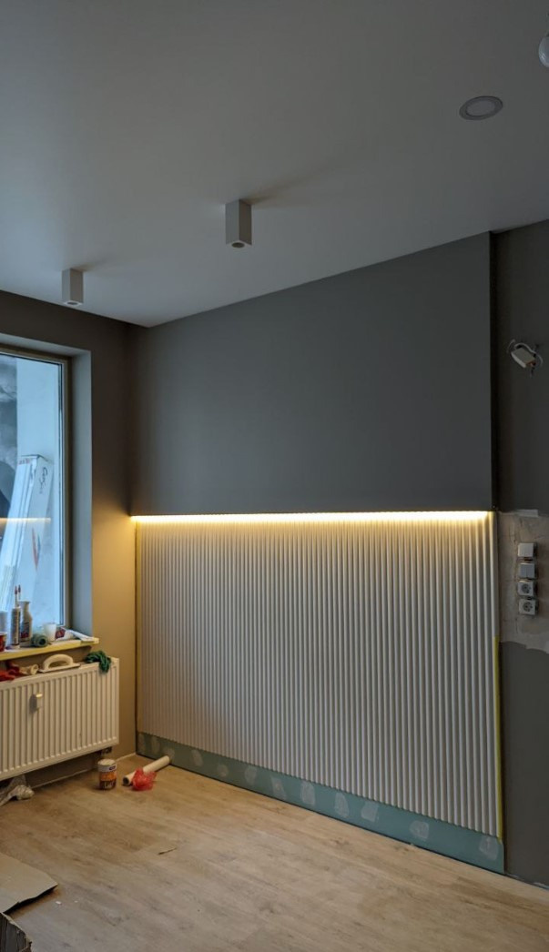 Квартира-студия, проект «Вуаль» 27кв.м, фото. Дизайнер интерьеров Olala interior design