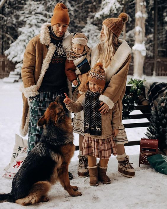 Идеи для новогодних семейных съёмок. Семейный фотограф в Москве Кристина Маркос