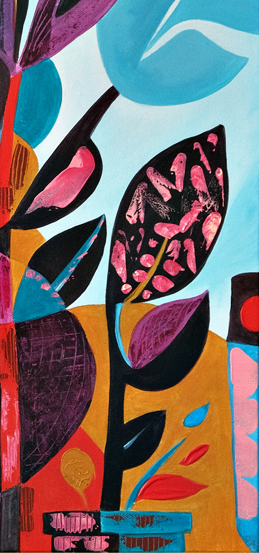 Дивный сад. Художник Анастасия Кисткина, Петербург