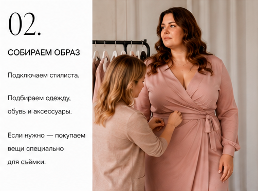 Фотосессия для женщин плюс сайз (plus size)