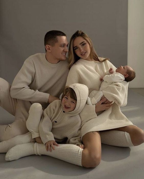 Одежда для семейной новогодней фотосессии. Свадебный и семейный фотограф в Ростове-на-Дону. Андрей Сайфутдинов