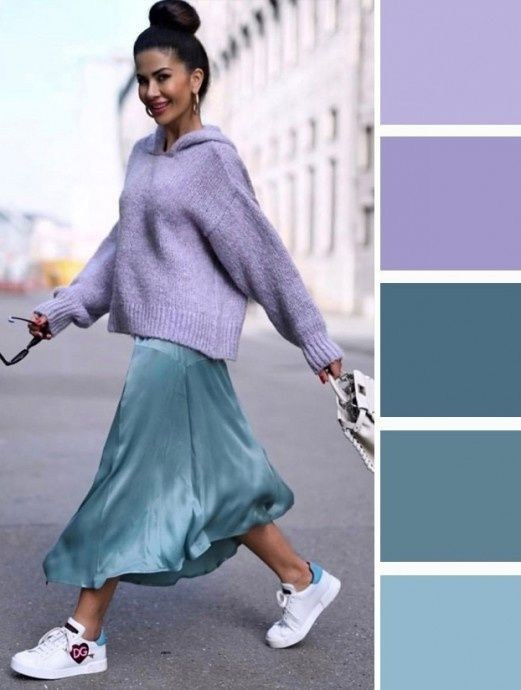 Сочетания цветов в одежде