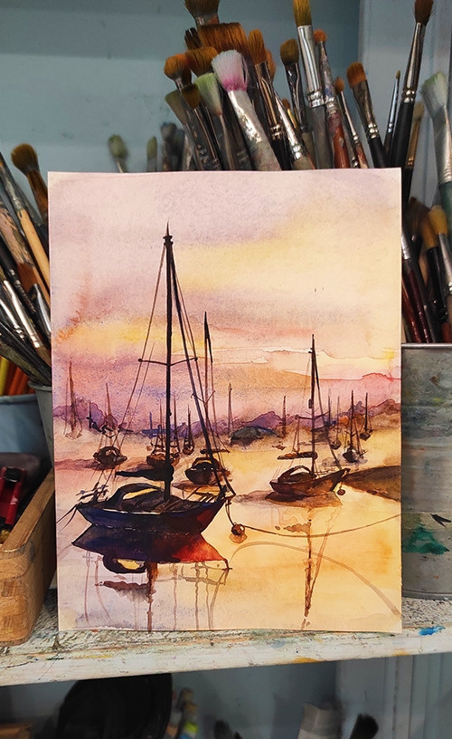 Акварельная живопись