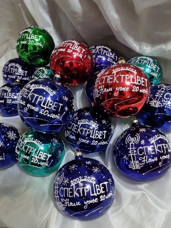 Елочный шар с росписью-Ваш лучший подарок на Новый Год. Арт-вечеринки и мастер-классы в Москве для взрослых и детей
