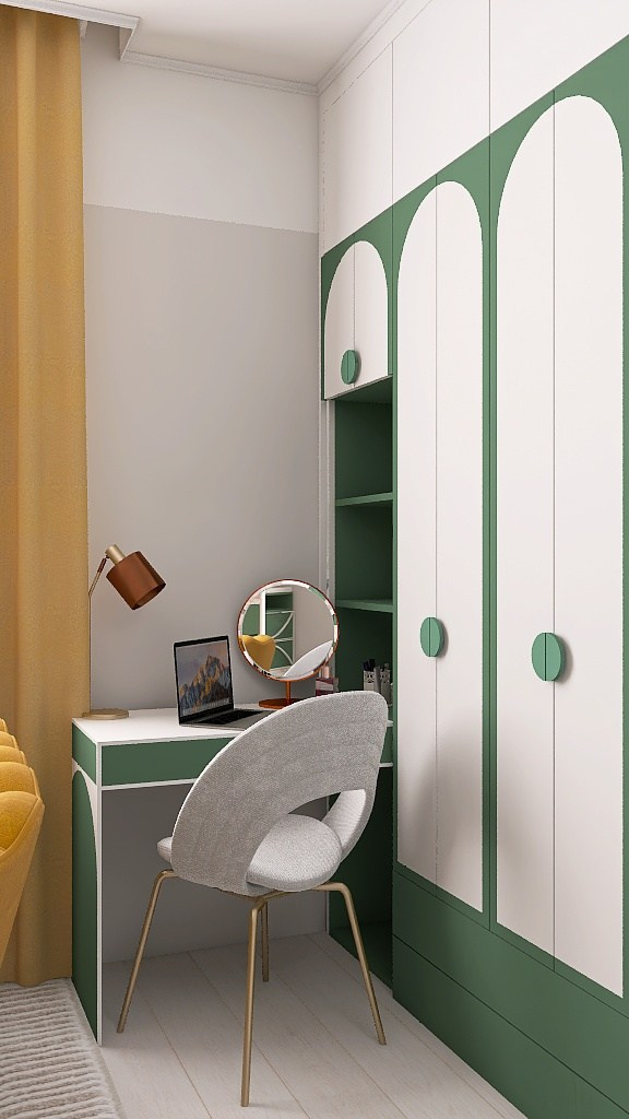 Квартира студия для молодой девушки. Дизайнер интерьера Вишнякова Ульяна