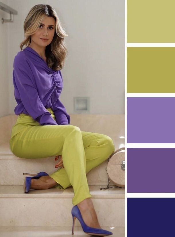 Сочетания цветов в одежде