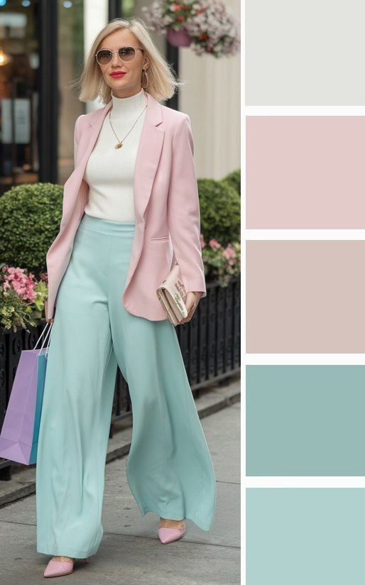 Сочетания цветов в одежде