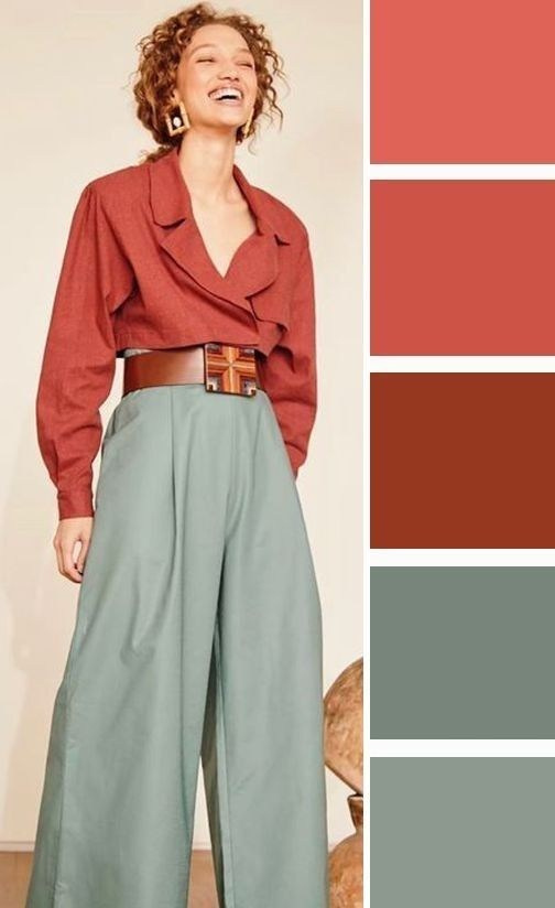 Сочетания цветов в одежде