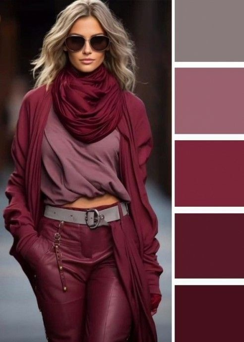 Сочетания цветов в одежде