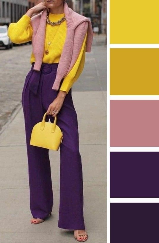 Сочетания цветов в одежде