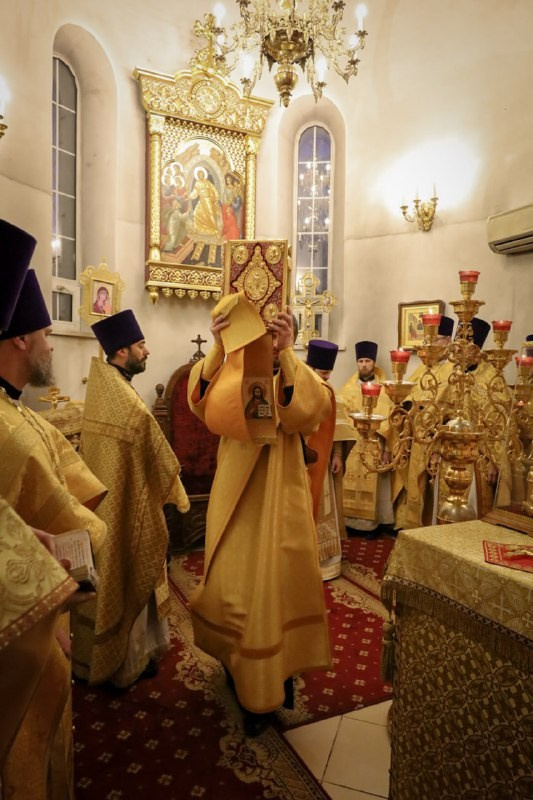 Соборное служение духовенства Северо- Западного благочиния. Саратовское Северо-Западное благочиние