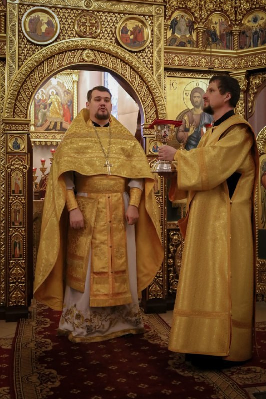 Соборное служение духовенства Северо- Западного благочиния. Саратовское Северо-Западное благочиние