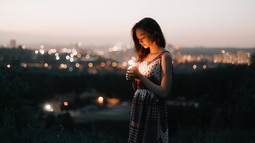 Как создавать блики на фотографии