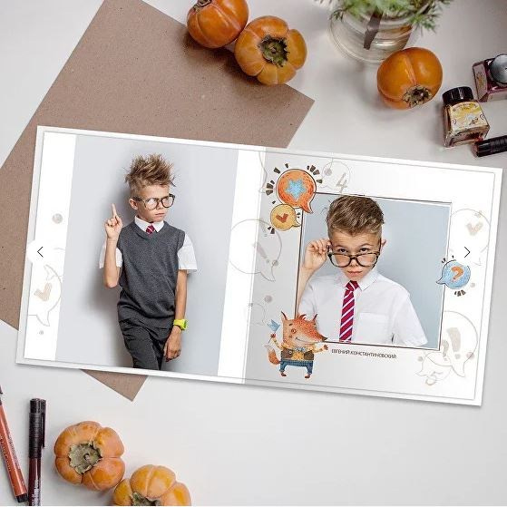 Школьные фотокниги. Детский и школьный фотограф Тюмени Наталья Максимова