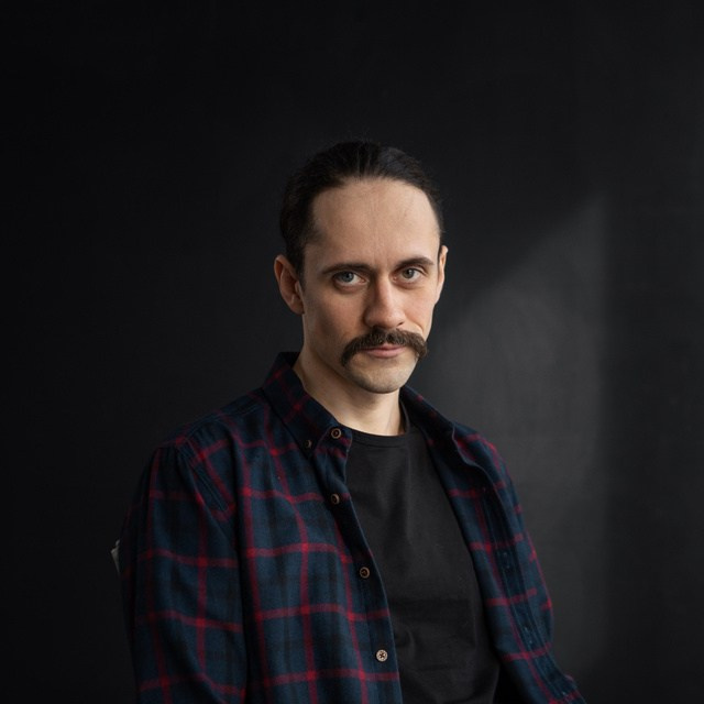 позирование для фотопортрета