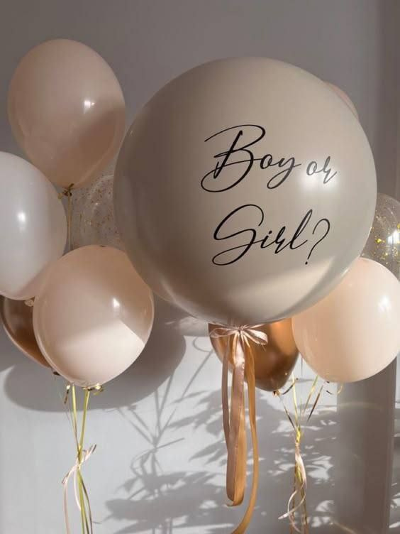 Gender balloons. Balloons and decorations in Serbia. Delivery 24/7