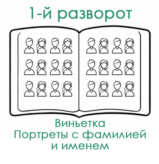 НШ. Минибук-3 Арт.№ 40. 2026. Выпускные альбомы для школ и детсадов в Тюмени | Фотофикус