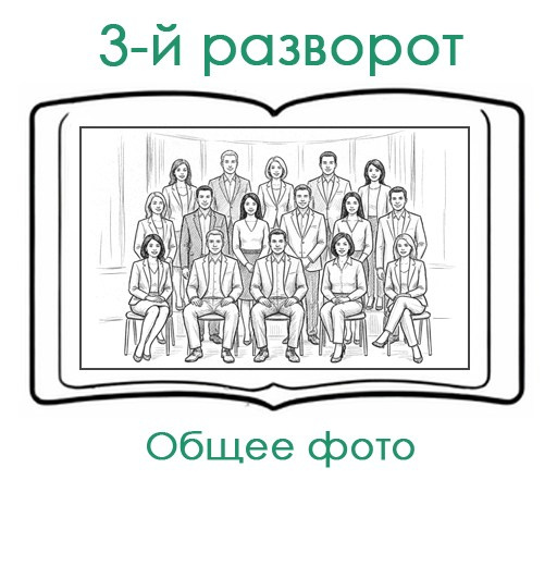 НШ. Минибук-3 Арт.№ 40. 2026. Выпускные альбомы для школ и детсадов в Тюмени | Фотофикус