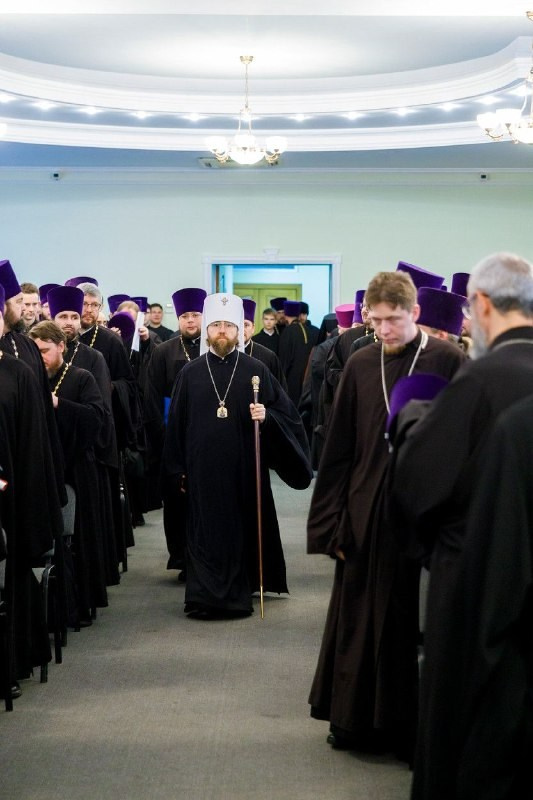 МИТРОПОЛИТ ИГНАТИЙ ВОЗГЛАВИЛ ЕЖЕГОДНОЕ ЕПАРХИАЛЬНОЕ СОБРАНИЕ ДУХОВЕНСТВА САРАТОВСКОЙ ЕПАРХИИ. Саратовское Северо-Западное благочиние