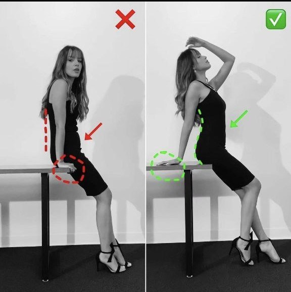 Спина, позы