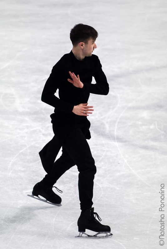 Misha Ge. Gala practice WC2018 in Milan. Russian figure skating photographer from Saint-Petersburg