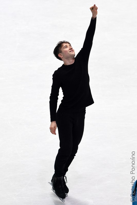 Misha Ge. Gala practice WC2018 in Milan. Russian figure skating photographer from Saint-Petersburg
