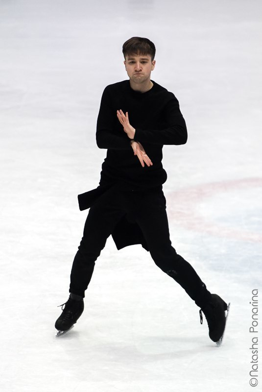 Misha Ge. Gala practice WC2018 in Milan. Russian figure skating photographer from Saint-Petersburg