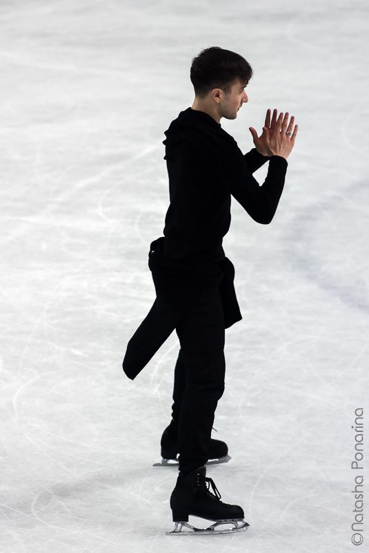 Misha Ge. Gala practice WC2018 in Milan. Russian figure skating photographer from Saint-Petersburg