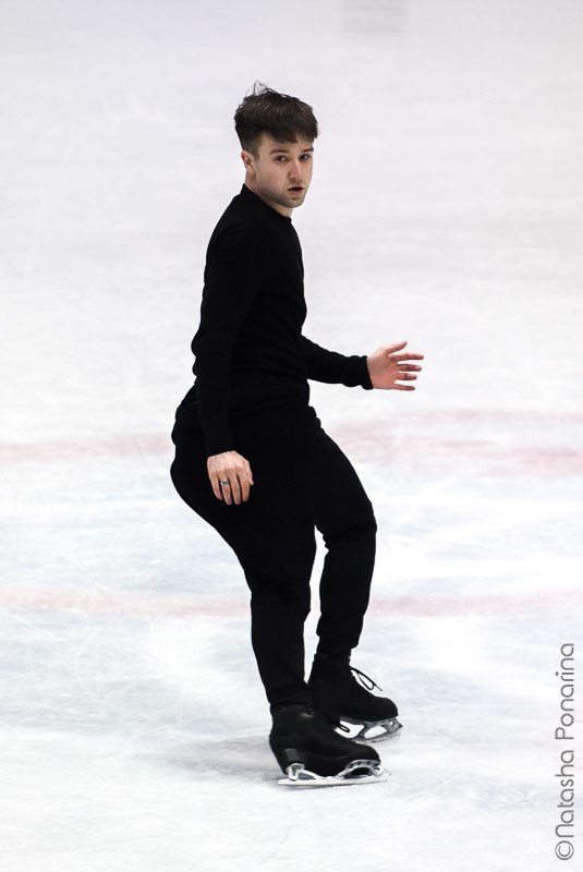 Misha Ge. Gala practice WC2018 in Milan. Russian figure skating photographer from Saint-Petersburg