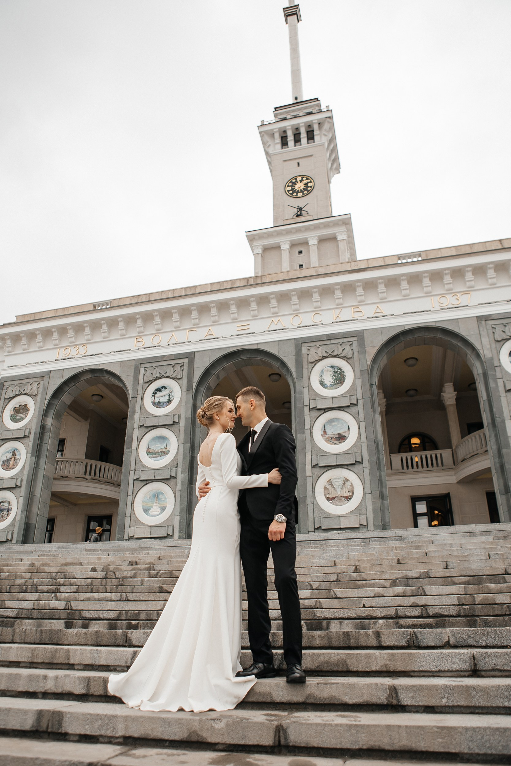 Свадебная фотосессия на Северном Речном вокзале в Москве