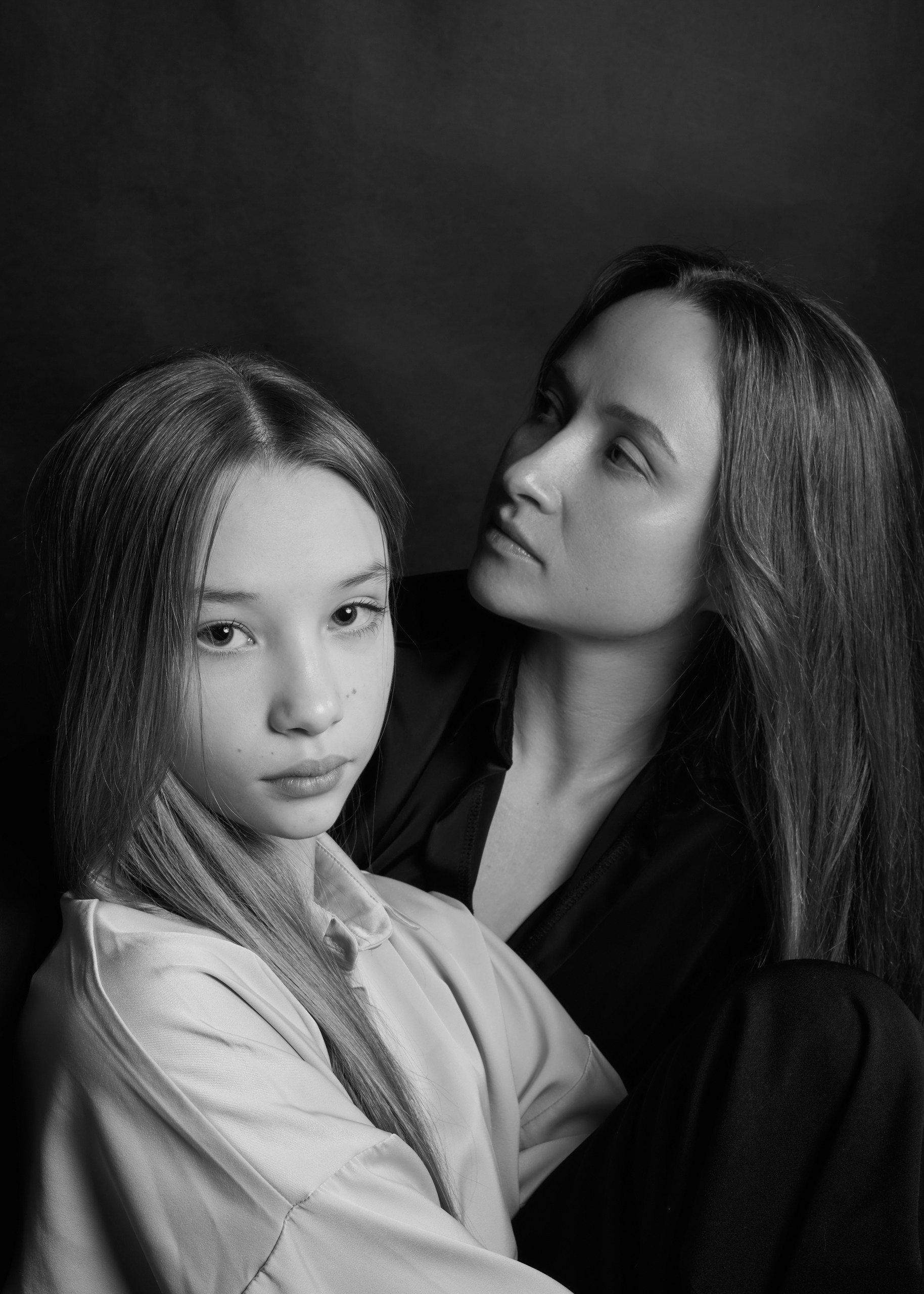 Семейная фотосессия для мамы и дочери