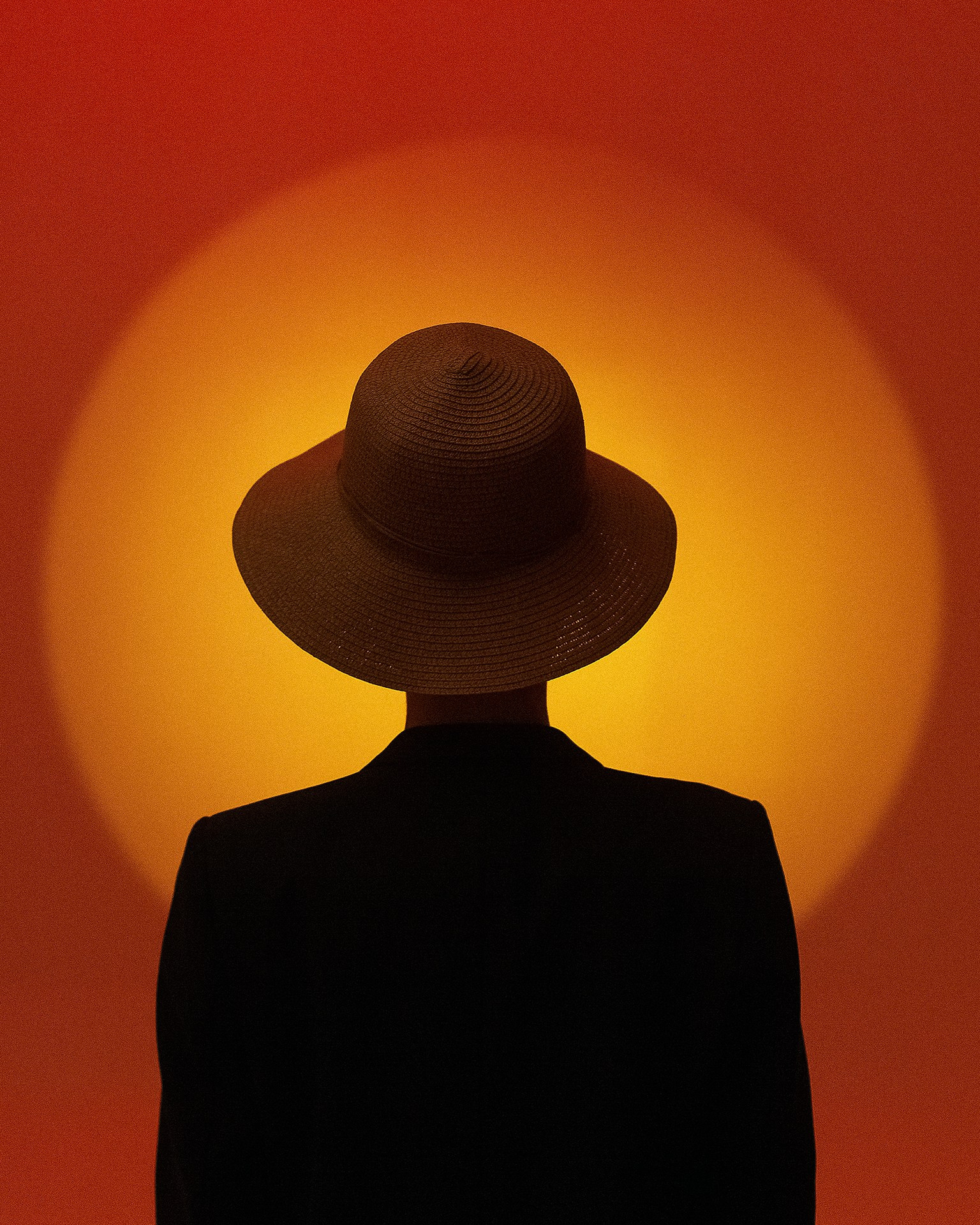 Съемка в студии с маской гобо