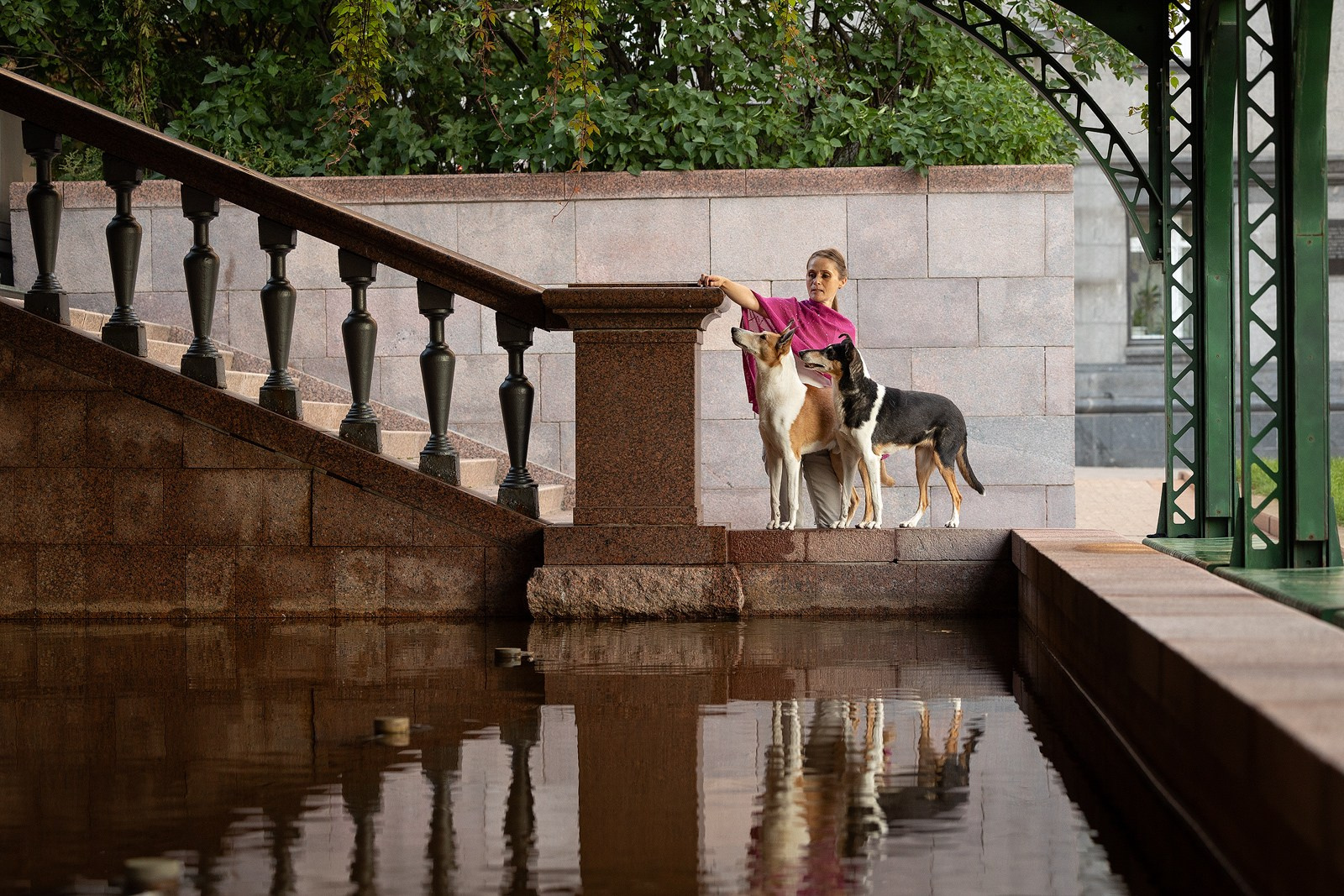 Винтик и Вита в городе. Фотограф-анималист Natalia Deingel | Фотосъемка собак в Москве