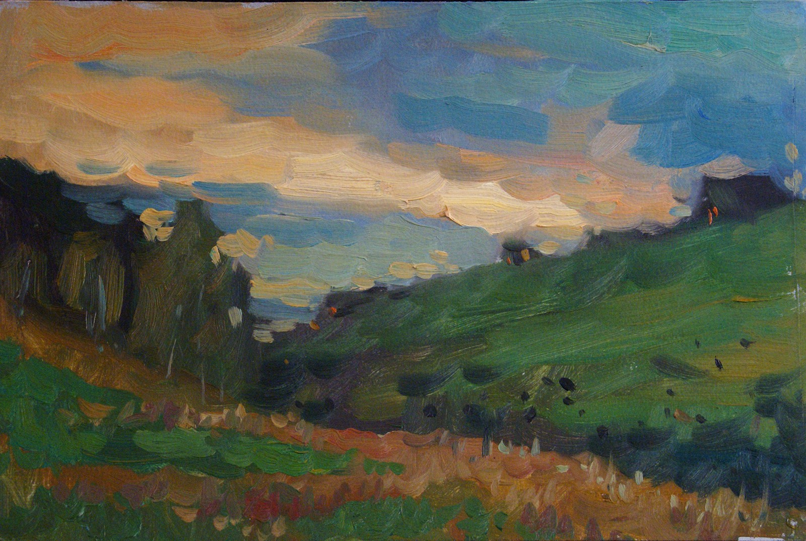 Плёс — лучший туристический город. Купить картину на холсте для интерьера|художник | дизайнер | архитектор Сергей Ратчин в Москве