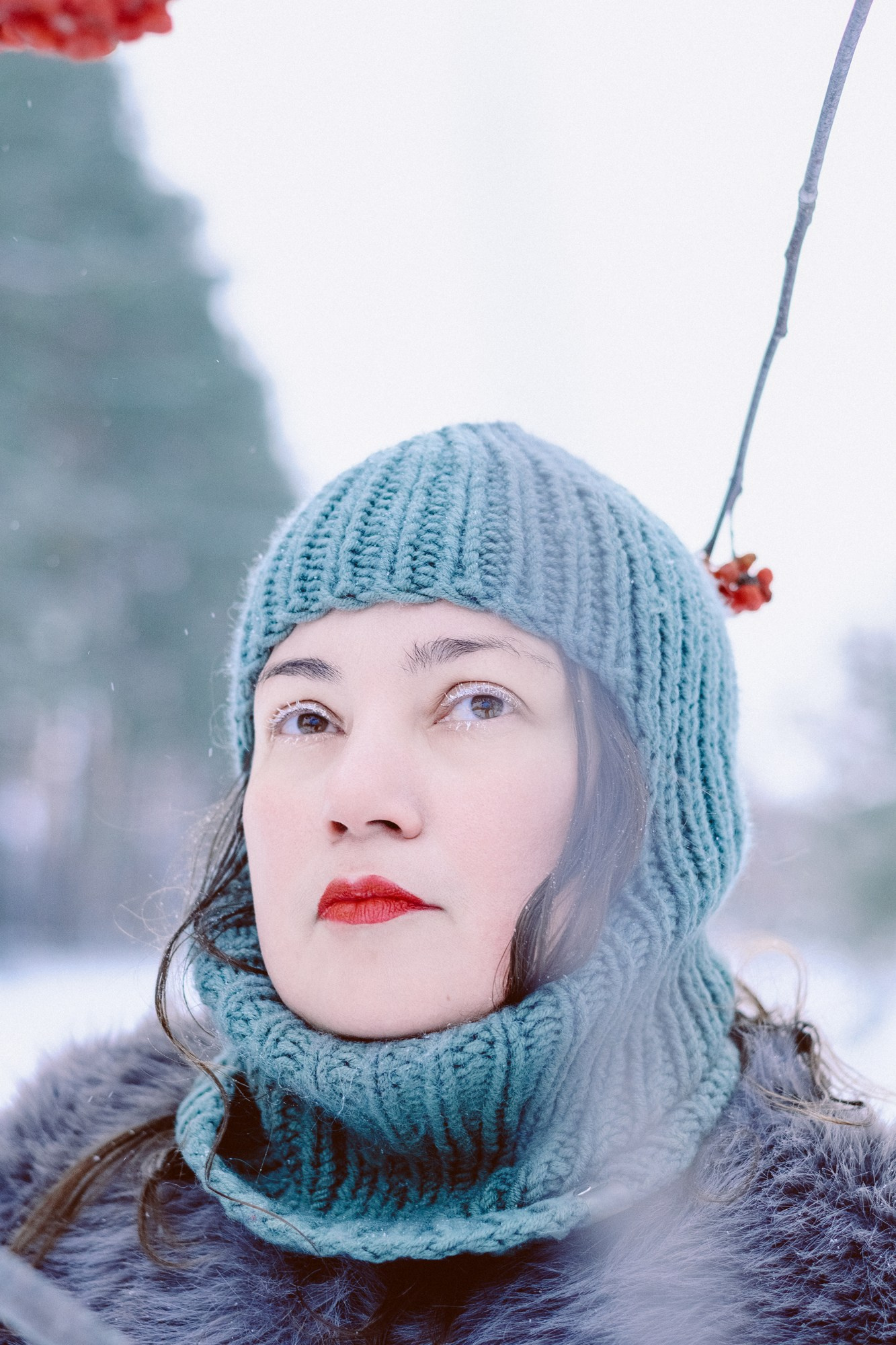 Зимняя фотосессия в Затюменском парке (Тюмень) | Художественная съемка от Daria Mars. Портретный фотограф Тюмень Дарья Мустафина