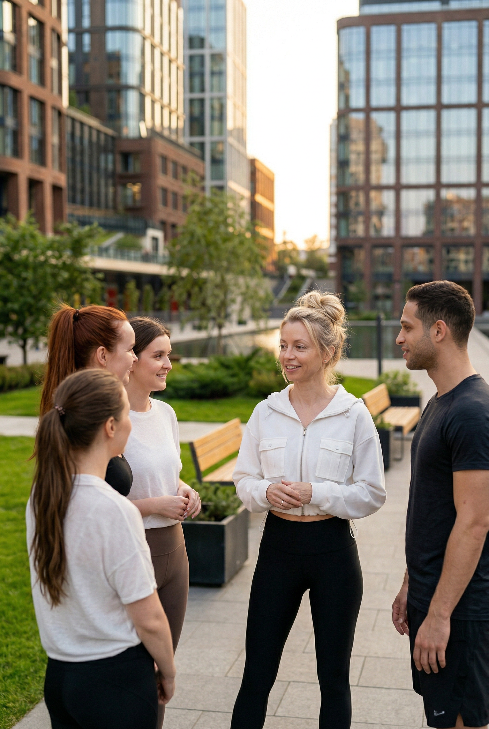 AI-проект: Йога в большом городе. Фотограф Мария Бесштанькина