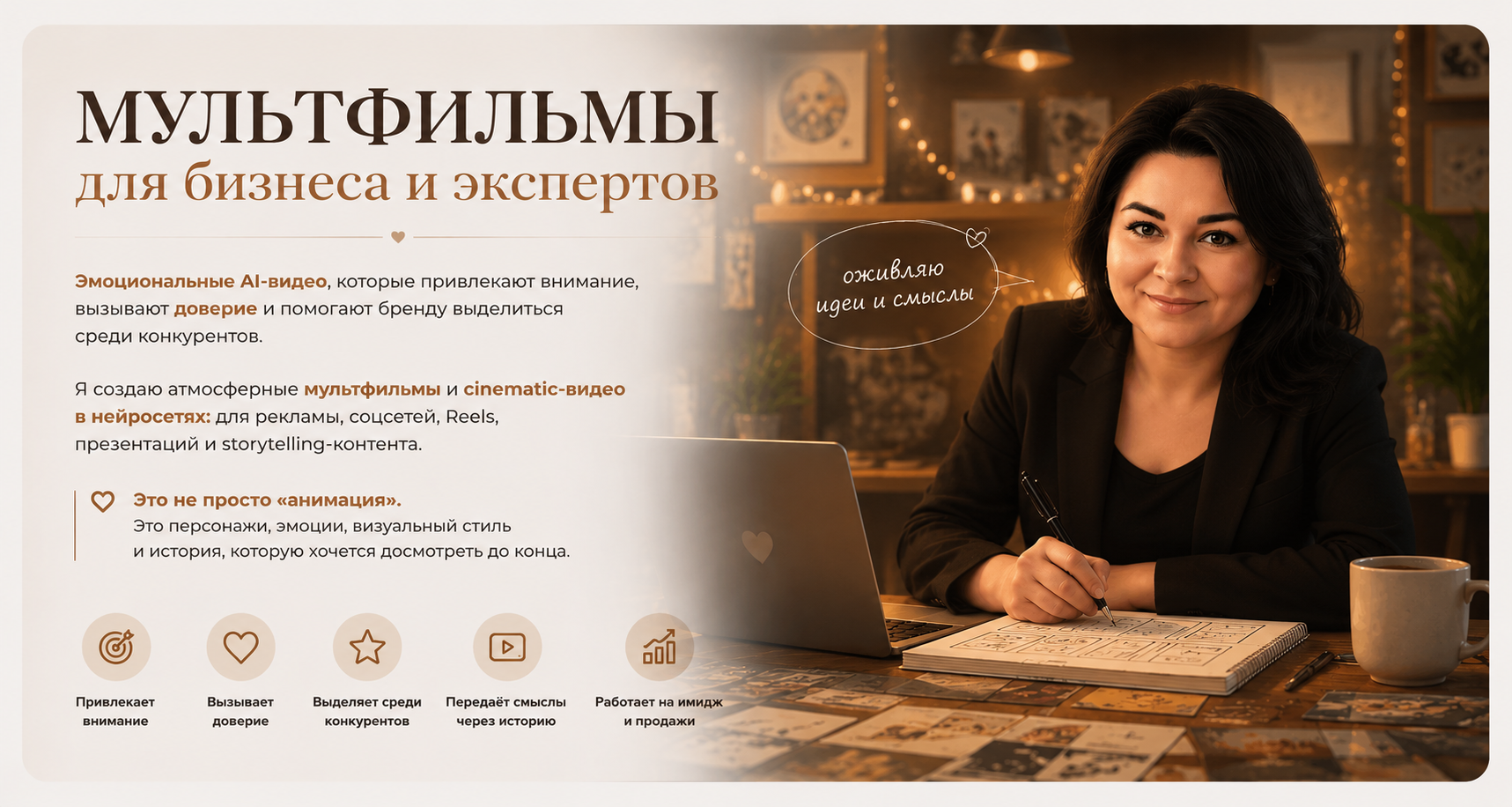Мультфильмы для бизнеса и экспертов