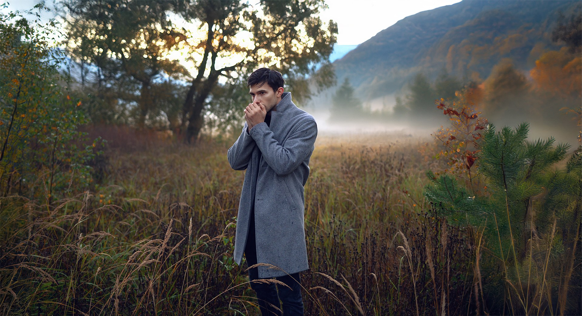 Серия фотографий на природе в парке Степанова