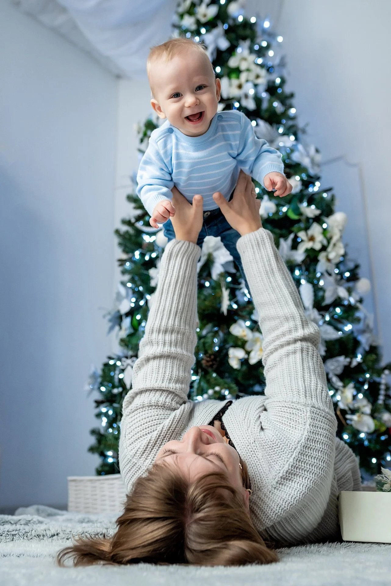 Новогодняя фотосессия для беременных в Ростове на Дону
