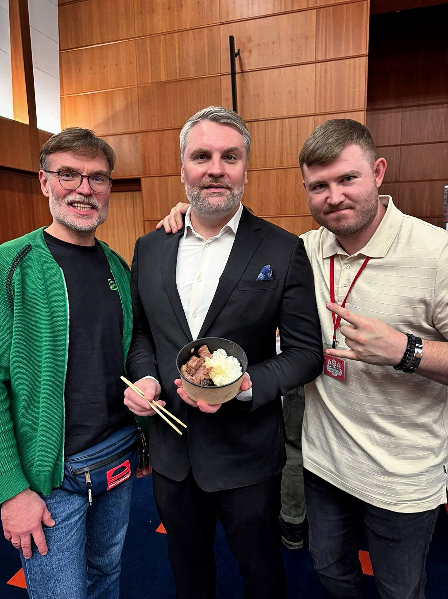 The butchers' meeting. Together with Smeat. Another person Pavel Potseluev. A photographer in 2026