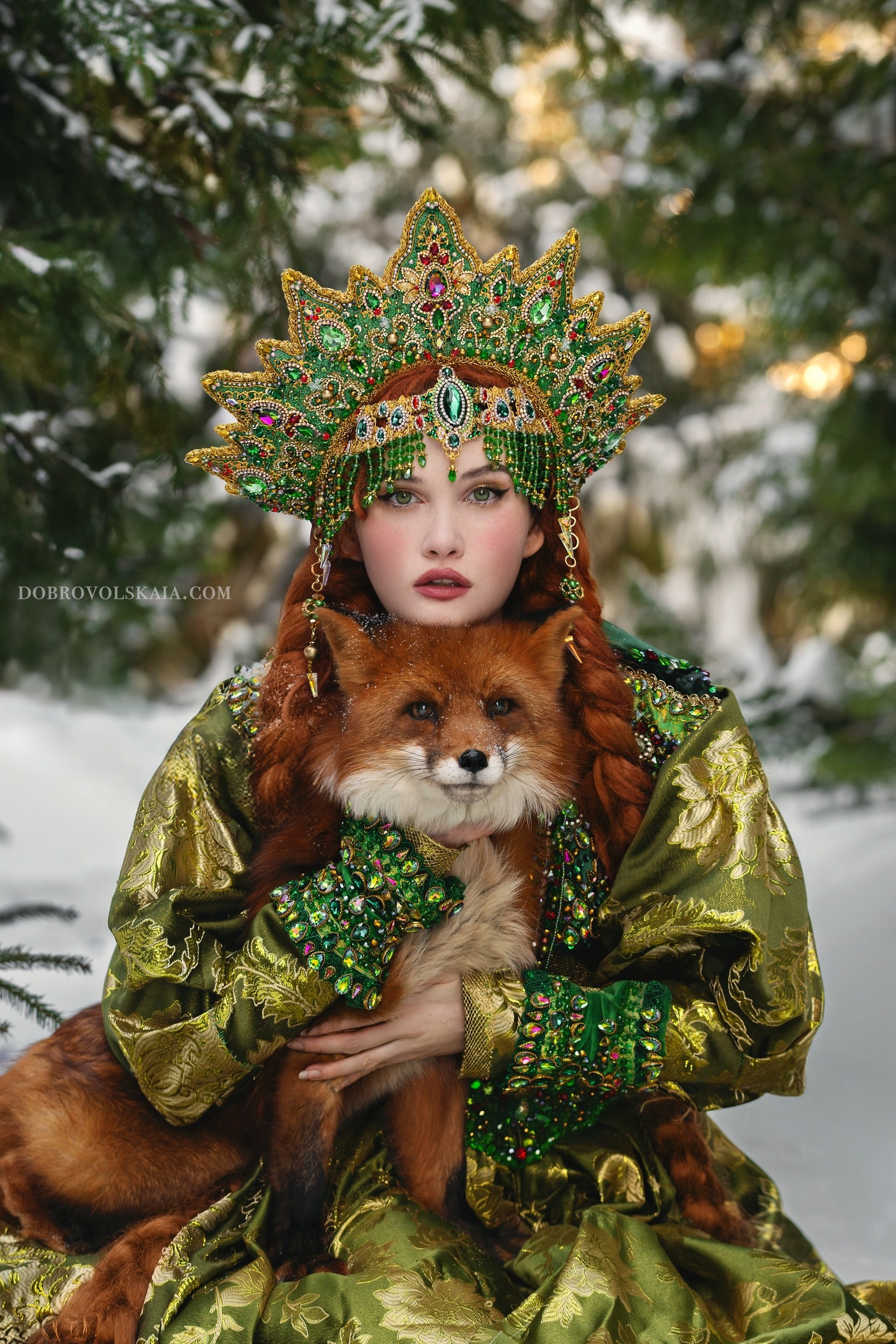 Царевна — Лягушка лесная. Русские народные костюмы в Москве