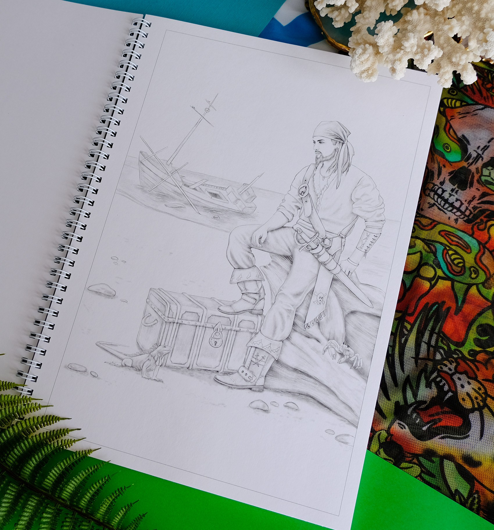 Pirates. Раскраски Алёны Лазаревой