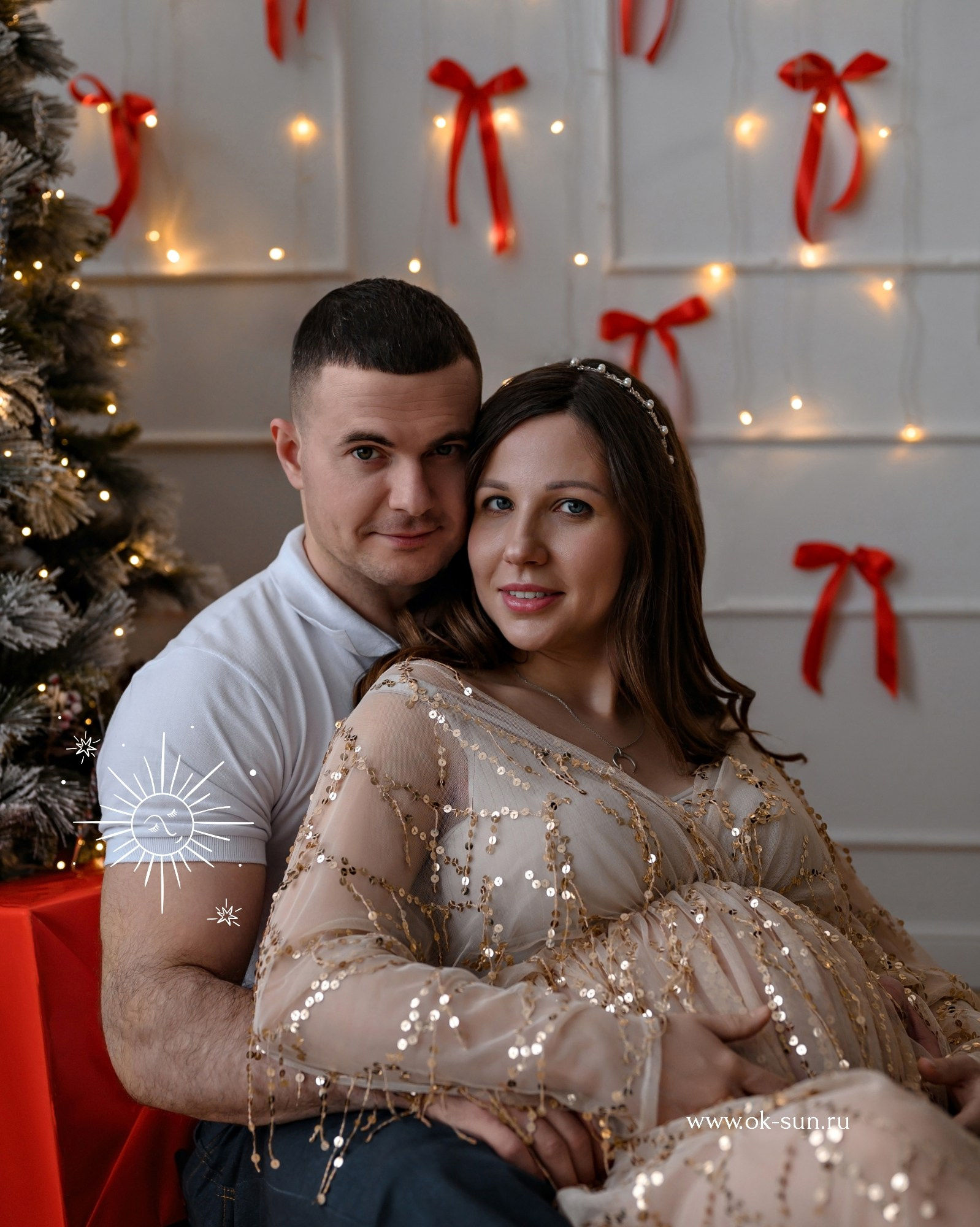 Фотосессия беременности с мужем и ребенком в Москве