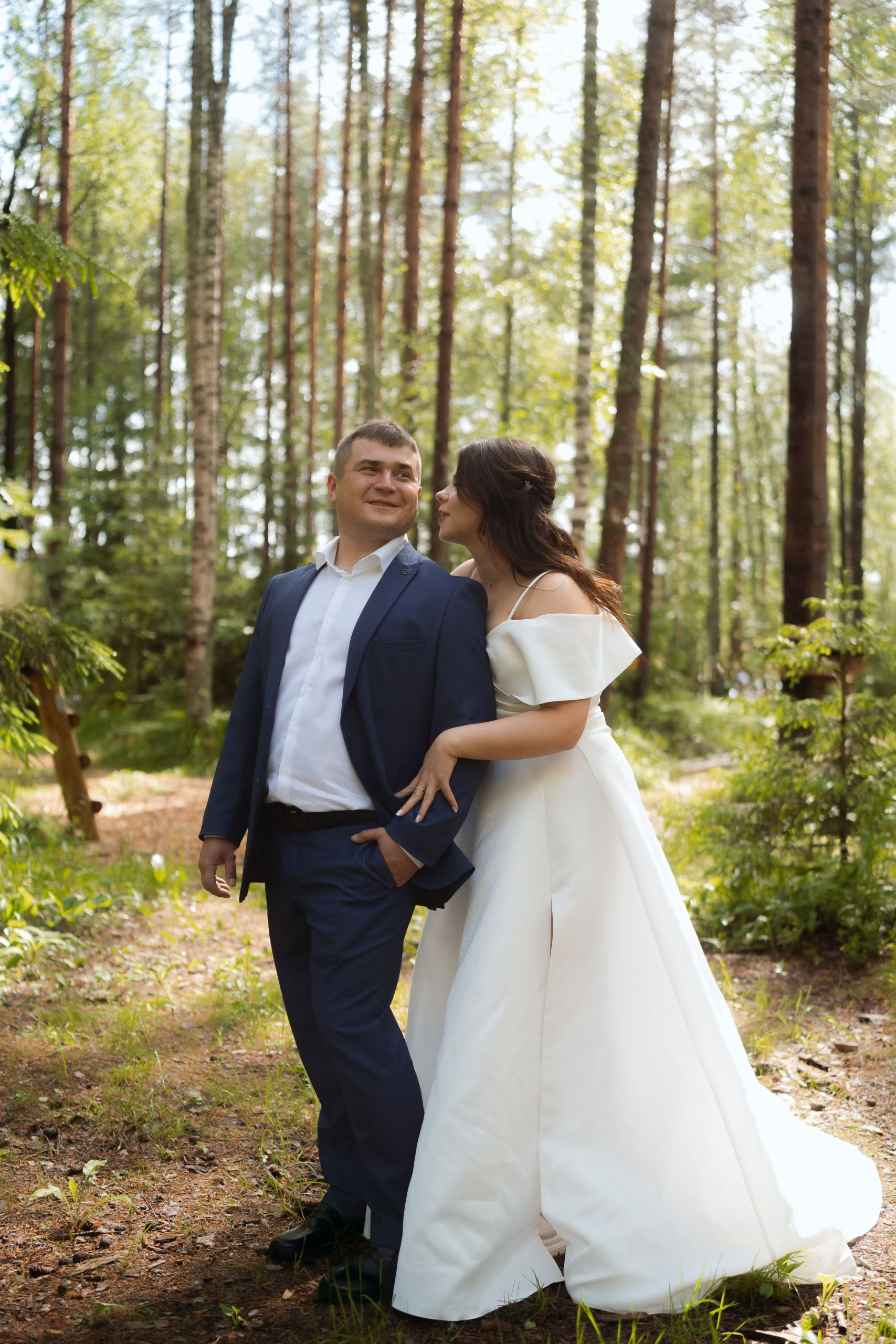 Мария и Михаил — прогулка у озера и церемония. Свадебный фотограф Дмитрий Родионов — Санкт-Петербург и Ленинградская область