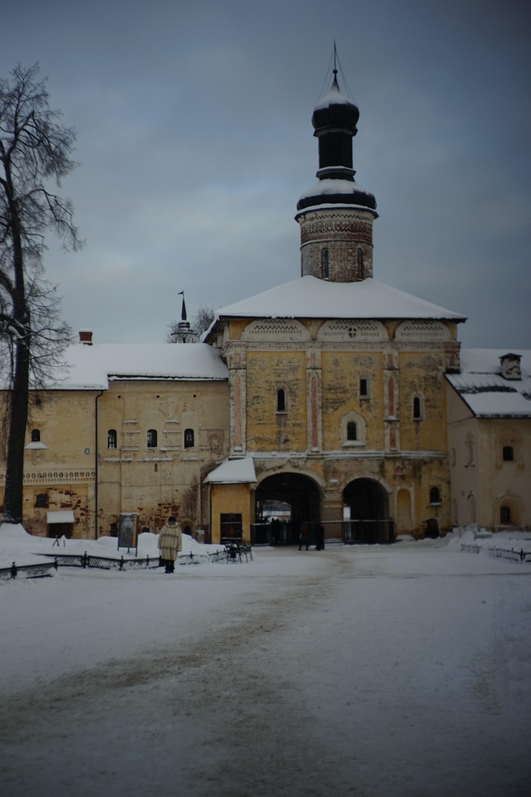 Кирилло-Белозерский монастырь, чудо Вологодской области, Кириллов зимой