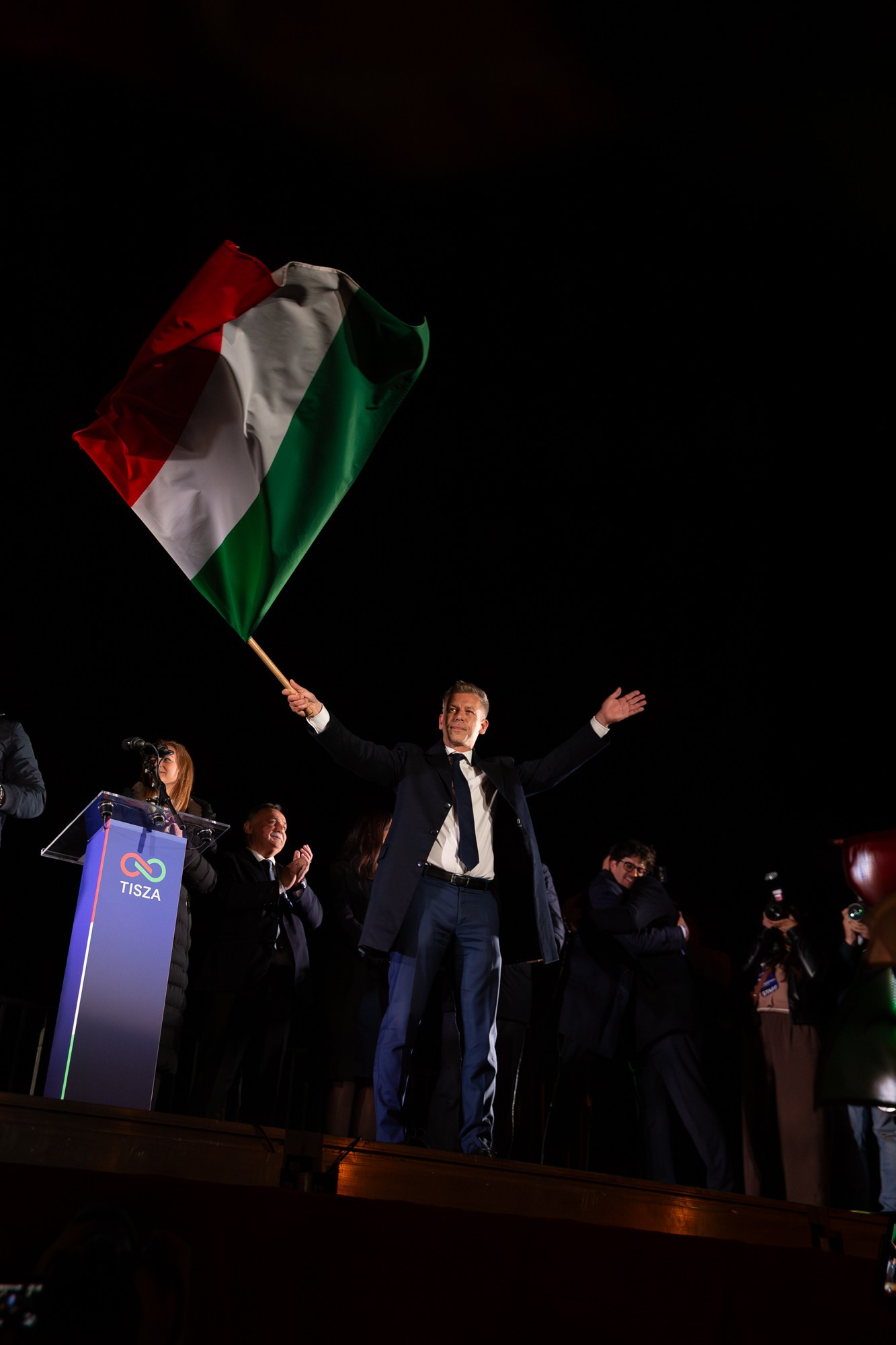 TISZA Victory Night, Hungary 2026. Photographer in Budapest — Yura Knyazev